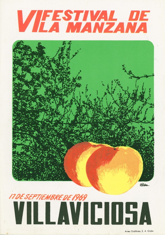 VI Festival de la manzana en Villaviciosa (Asturias) - (1969)